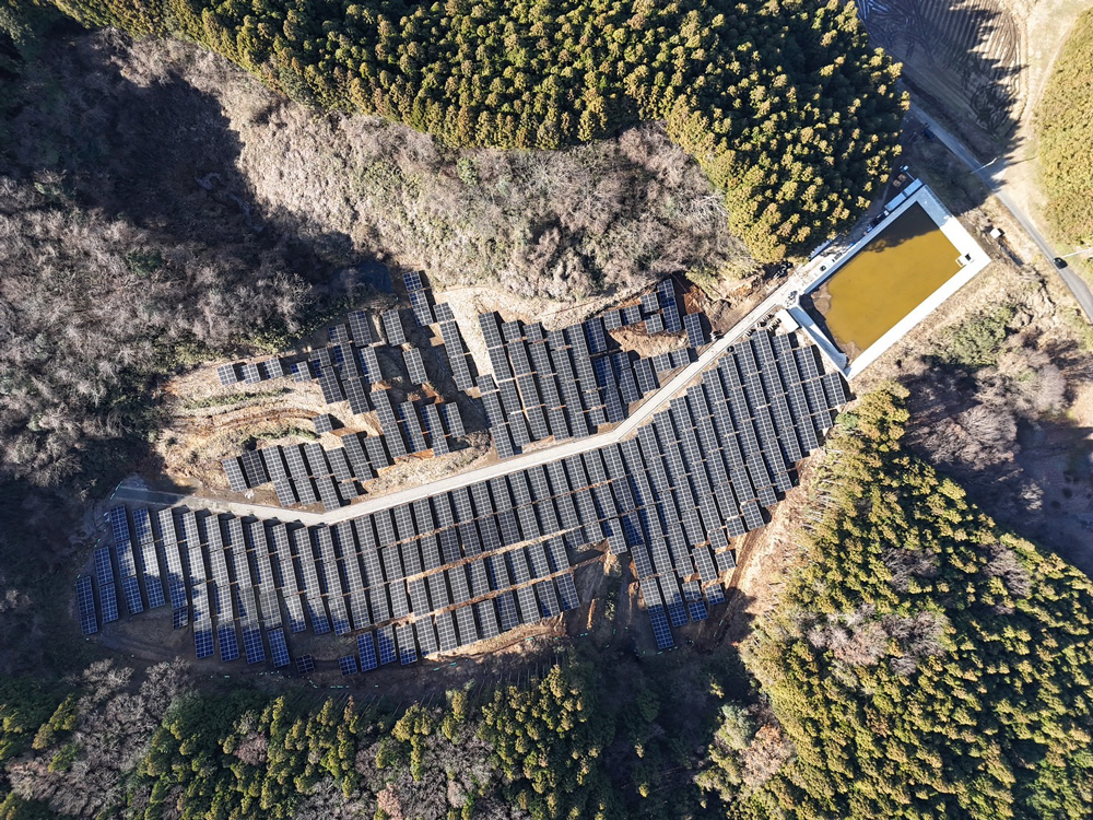 栃木県塩谷町喜佐見太陽光発電所